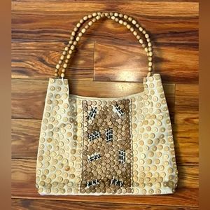 Vintage beaded shoulder bag